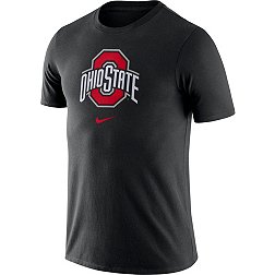 Nike Men's Ohio State Buckeyes Essential Logo Black T-Shirt