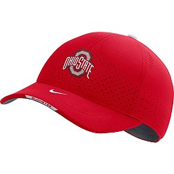 Nike Men's Ohio State Buckeyes Scarlet AeroBill Swoosh Flex Classic99 Football Sideline Hat