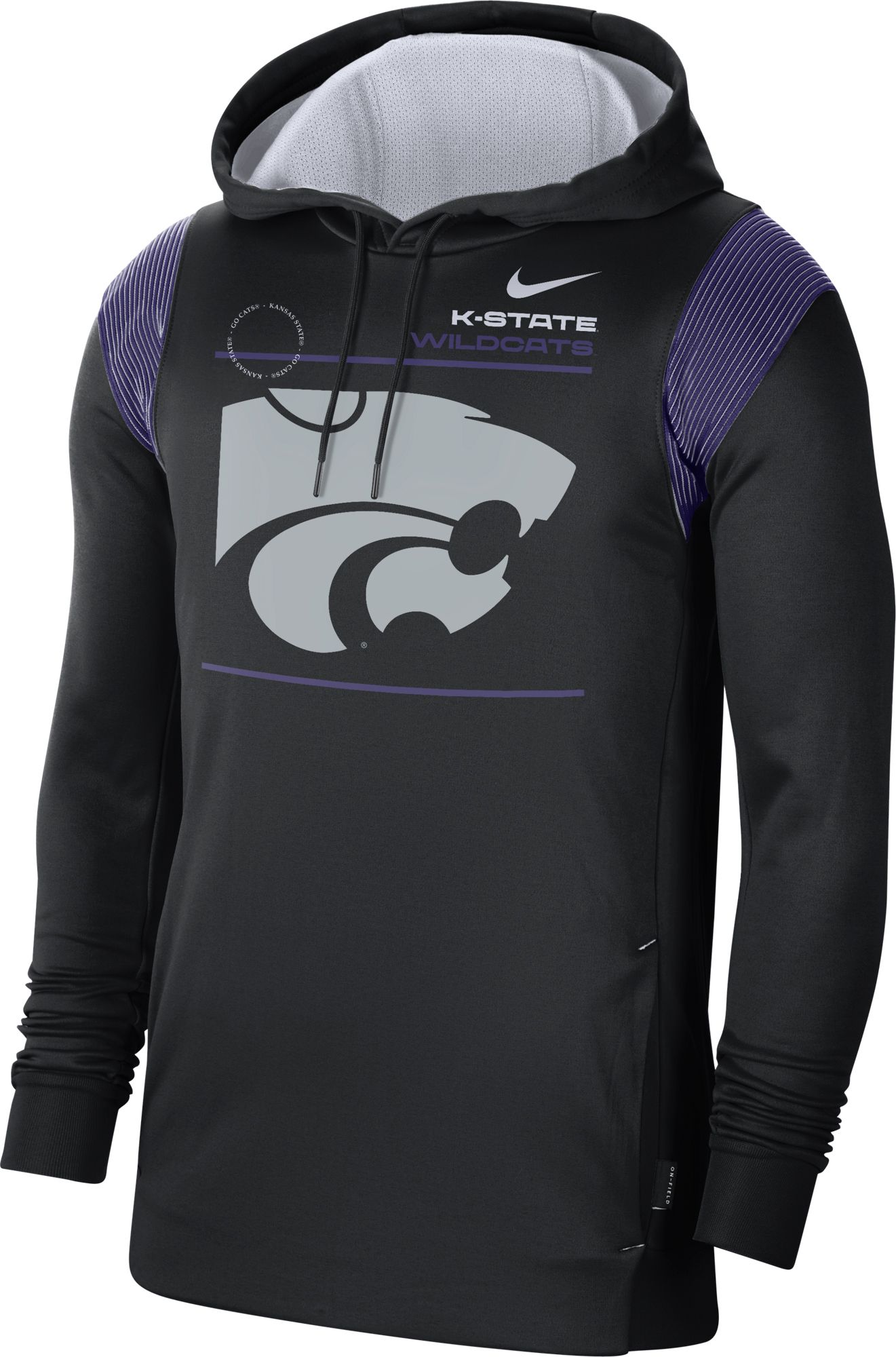 Men's Nike #22 White Kansas State Wildcats Retro Replica