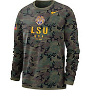 Nike Men's LSU Tigers Camo Military Appreciation Long Sleeve T-Shirt
