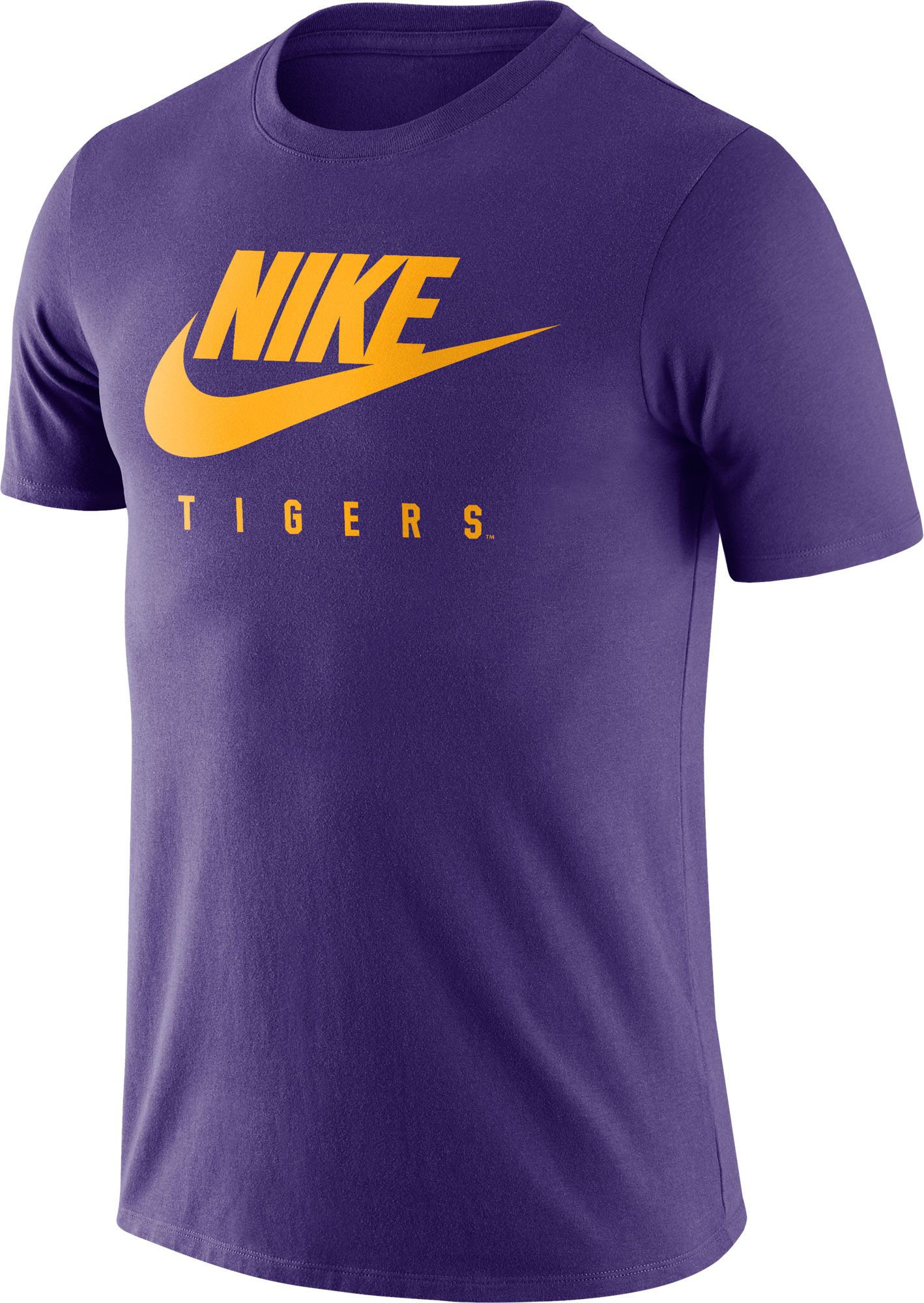 Nike Men's LSU Tigers Purple Futura T-Shirt