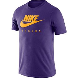 Nike Men's LSU Tigers Purple Futura T-Shirt
