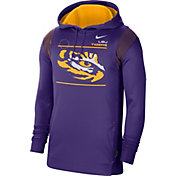 Nike Men's LSU Tigers Purple Therma Performance Pullover Hoodie