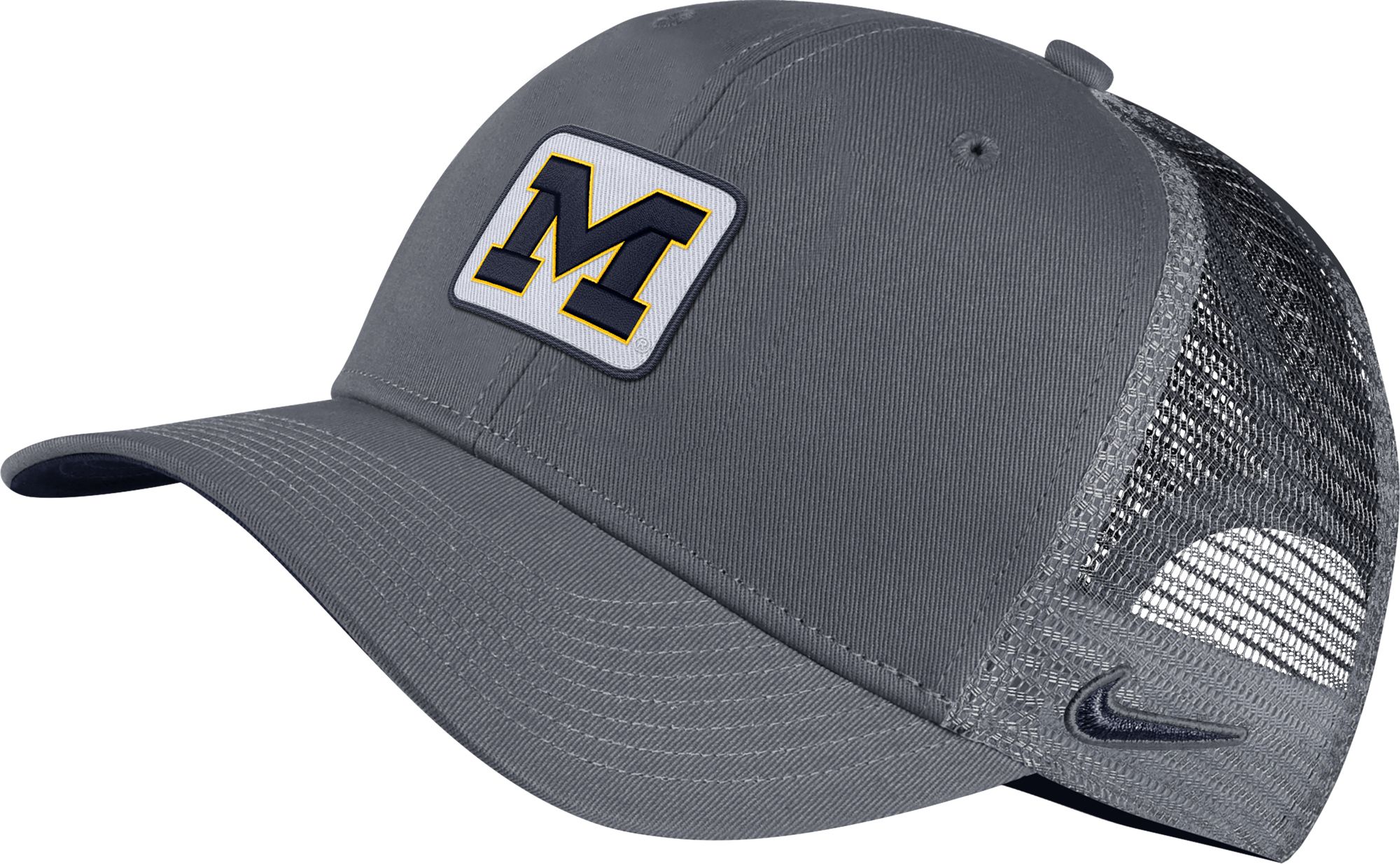 Men's Michigan Wolverines Grey Classic99 Trucker Hat