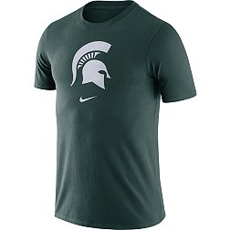 Nike Men's Michigan State Spartans Green Essential Logo T-Shirt