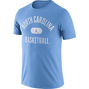 Jordan Men's North Carolina Tar Heels Carolina Blue Basketball Team Arch T-Shirt