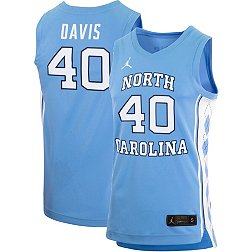 Jordan Men's North Carolina Tar Heels #40 Carolina Blue Hubert Davis Replica Basketball Jersey