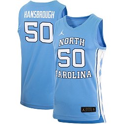 Jordan Men's North Carolina Tar Heels #50 Carolina Blue Tyler Hansbrough Replica Basketball Jersey