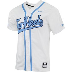 Nike Men's North Carolina Tar Heels Dri-FIT Replica Baseball White Jersey