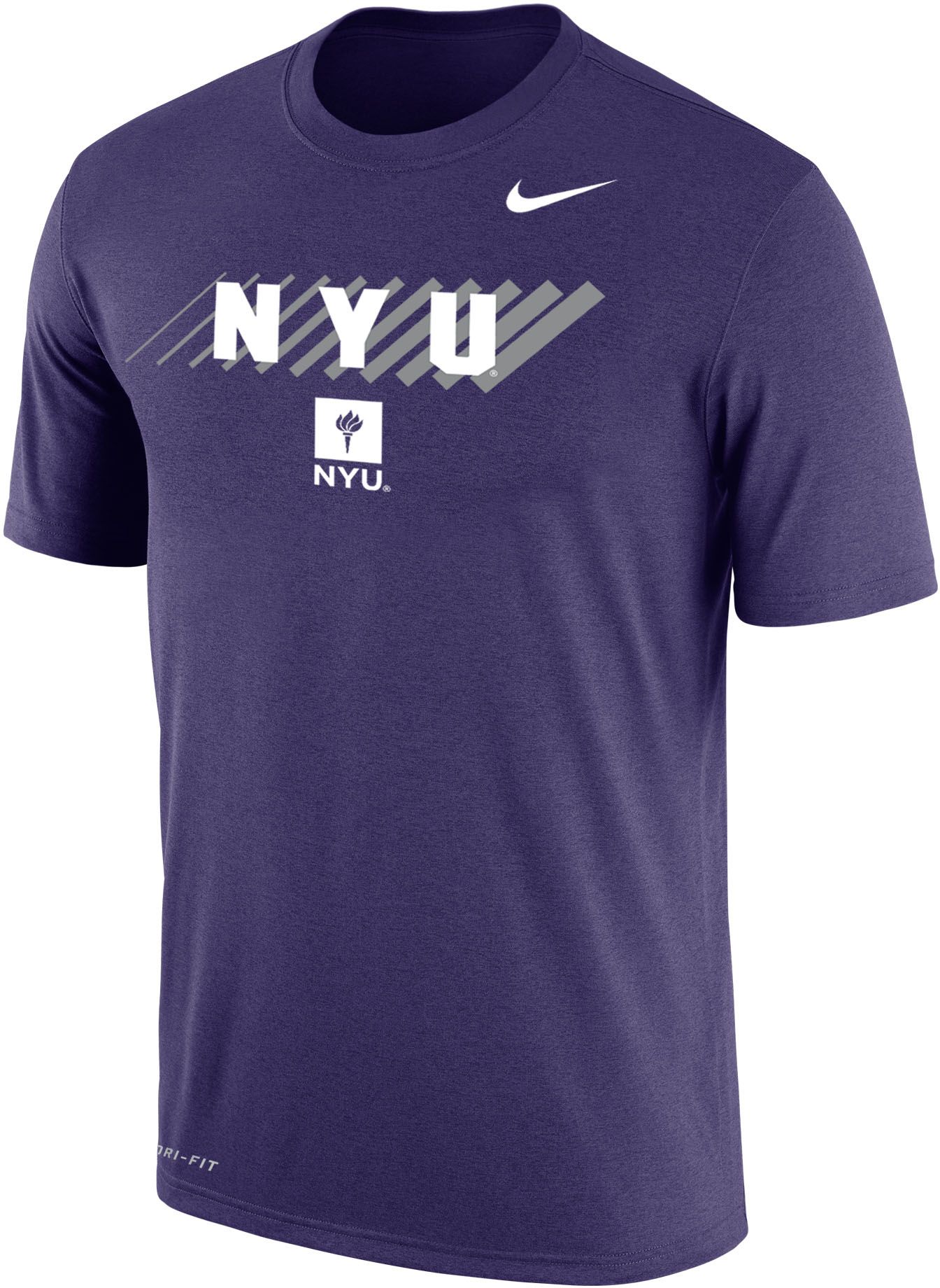 Nike / Men's NYU Violets NYU Purple Dri-FIT Cotton T-Shirt
