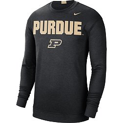 Nike Men's Purdue Boilermakers Black Spotlight Basketball Long Sleeve T-Shirt