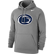 Nike Men's Penn State Nittany Lions Grey Club Fleece Pullover Hoodie
