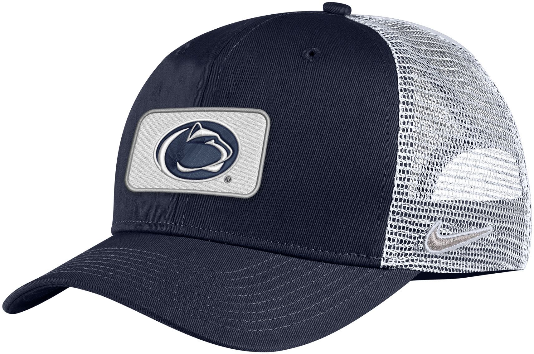 Nike Atlanta Braves Dri-fit Mesh Swoosh Adjustable Cap in Blue for Men