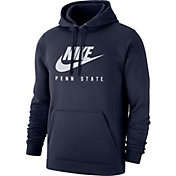 Nike Men's Penn State Nittany Lions Blue Club Fleece Futura Pullover Hoodie