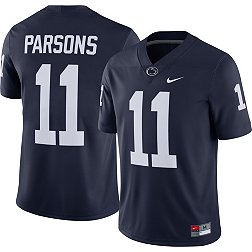 Nike Men's Penn State Nittany Lions Micah Parsons #11 Blue Dri-FIT Game Football Jersey