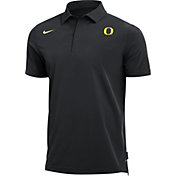 Nike Men's Oregon Ducks Dri-FIT Football Sideline UV Black Polo