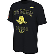 Nike Men's Oregon Ducks Veterans Day Black T-Shirt
