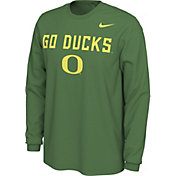 Nike Men's Oregon Ducks Green Go Ducks Mantra Long Sleeve T-Shirt