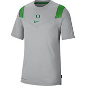 Nike Men's Oregon Ducks Grey Dri-FIT Football Team Issue Player T-Shirt