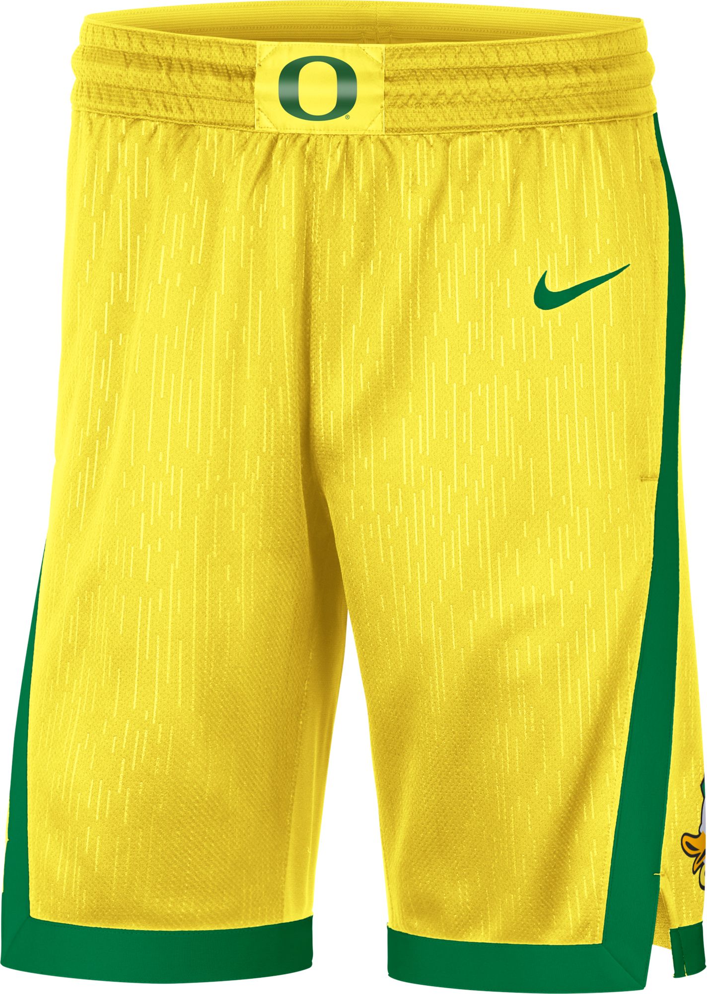 Men's Nike Yellow Oregon Ducks Replica Basketball Jersey