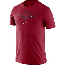 Nike Men's Arkansas Razorbacks Cardinal Essential Logo T-Shirt