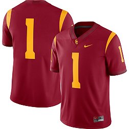 Nike Men's USC Trojans #1 Cardinal Dri-FIT Game Football Jersey