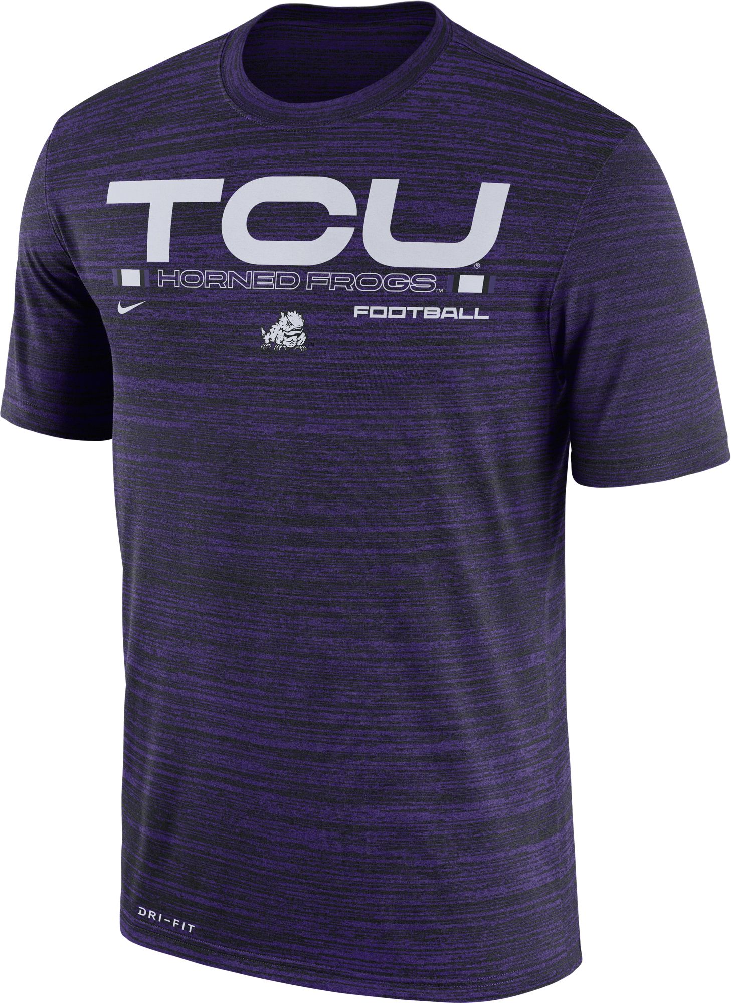 Men's Nike Purple TCU Horned Frogs Replica Full-Button Baseball Jersey