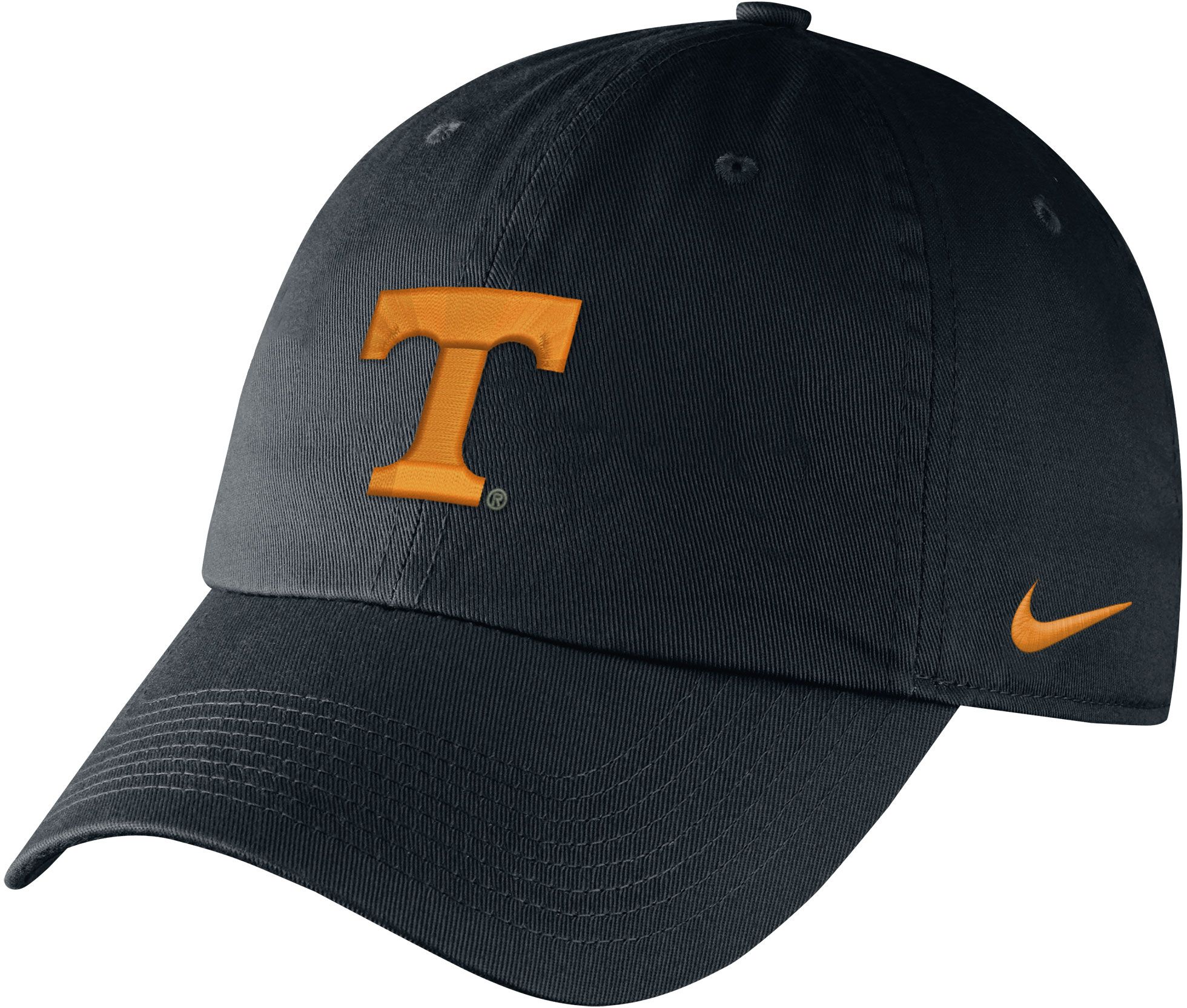 Men's Tennessee Volunteers Campus Adjustable Black Hat