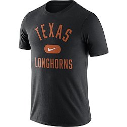 Nike Men's Texas Longhorns Basketball Team Arch Black T-Shirt