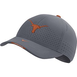 Nike Men's Texas Longhorns Grey AeroBill Swoosh Flex Classic99 Football Sideline Hat