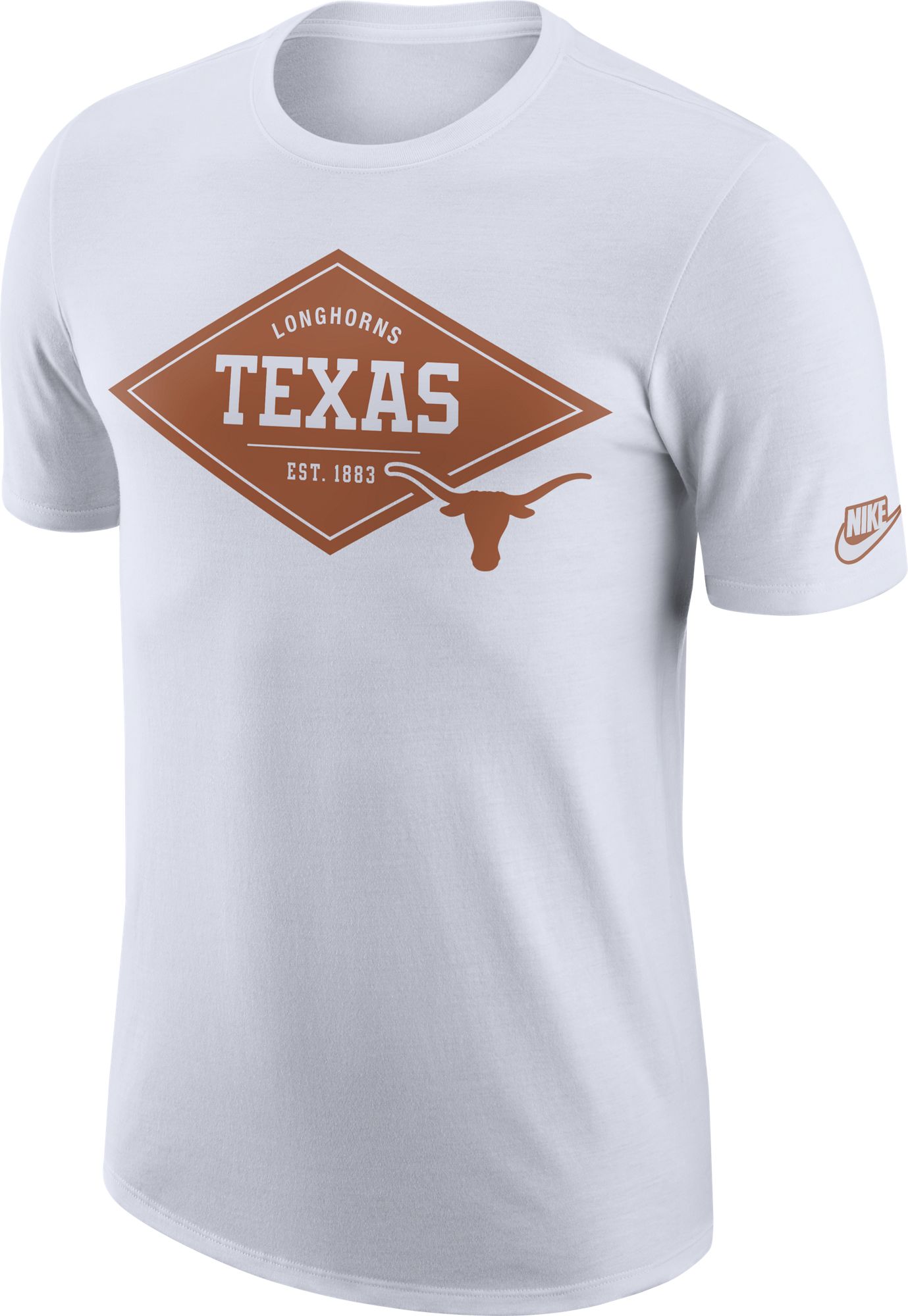 Men's Champion Gray Texas Longhorns Icon Baseball Long Sleeve T-Shirt Size: Small