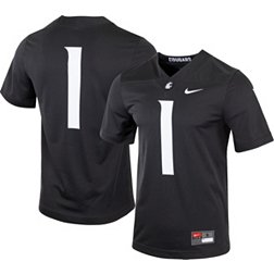 Nike Men's Washington State Cougars #1 Grey Untouchable Game Football Jersey