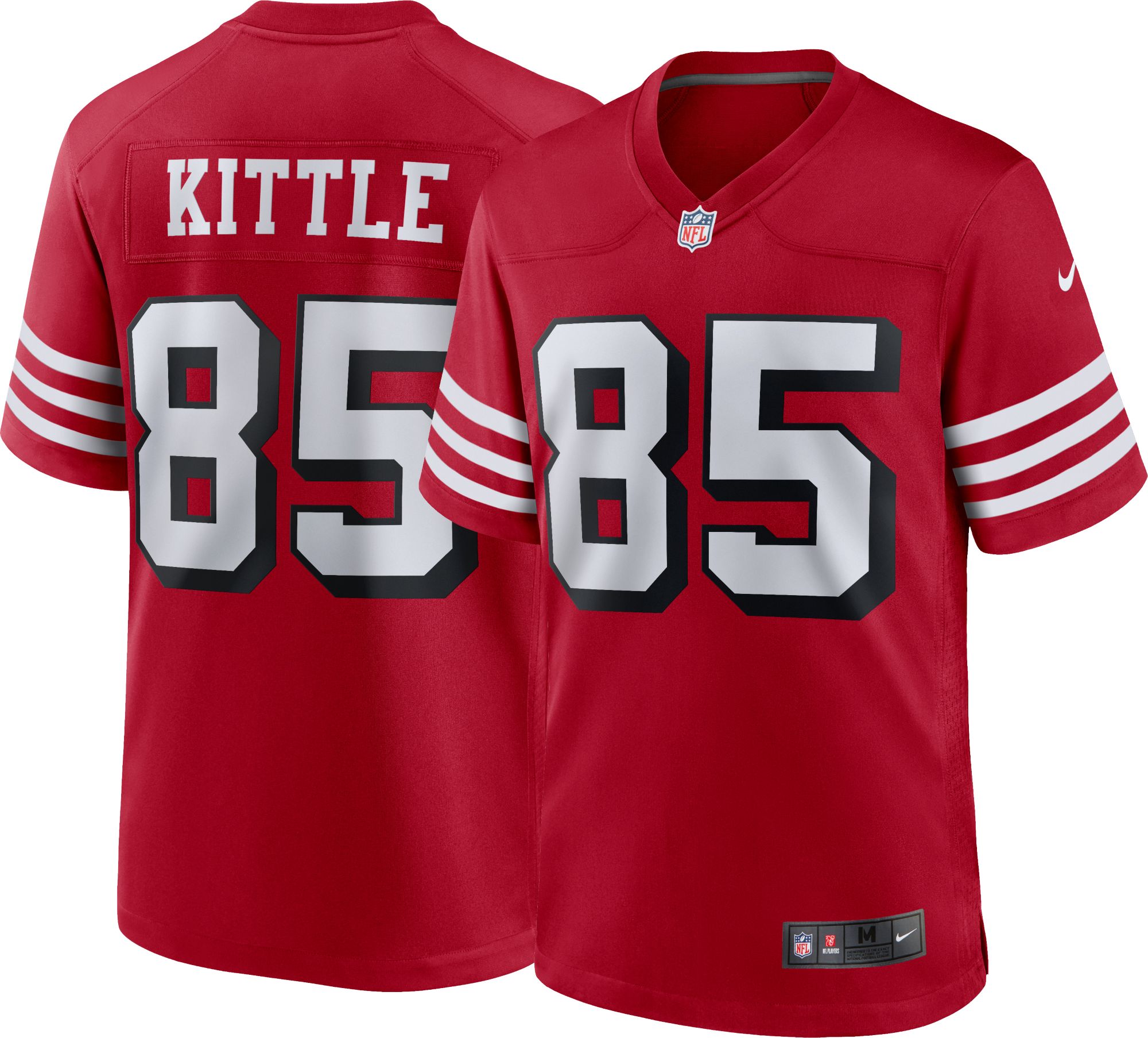 Nike Men's San Francisco 49ers George Kittle #85 Alternate Red Game Jersey