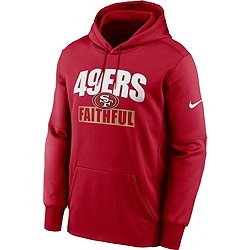 47 Men's San Francisco 49ers Faithful Red Pullover Hoodie