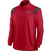 Nike Men's Tampa Bay Buccaneers Coaches Sideline Long Sleeve Gym Red Jacket