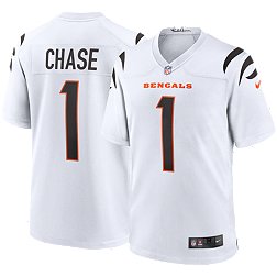 Nike Men's Cincinnati Bengals Ja'Marr Chase #1 White Game Jersey
