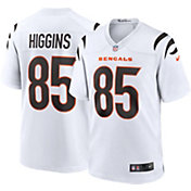 Nike Men's Cincinnati Bengals Tee Higgins #85 White Game Jersey