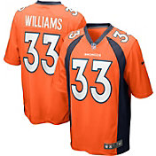 Nike Men's Denver Broncos Javonte Williams #33 Orange Game Jersey