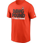Nike Men's Cleveland Browns 75th Dawg Pound Orange T-Shirt