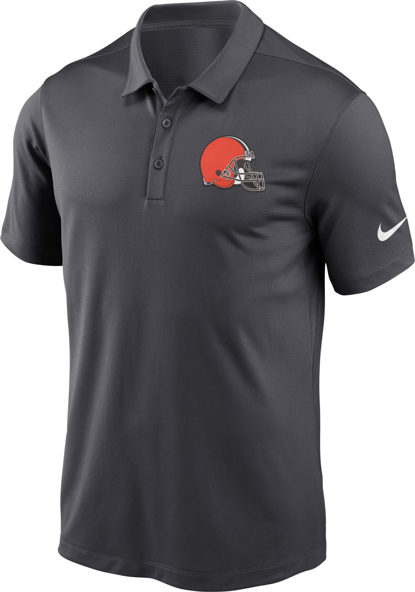 Nike Men's Cleveland Browns Franchise Anthracite Polo - Gray