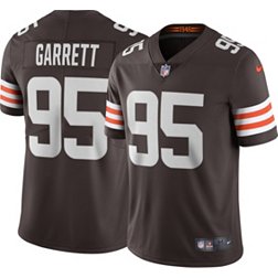 Nike Men's Cleveland Browns Myles Garrett #95 Vapor Limited Brown Jersey