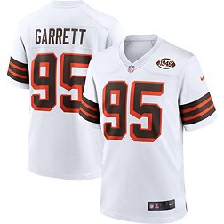 Nike Men's Cleveland Browns Myles Garrett #95 White Alternate Game Jersey