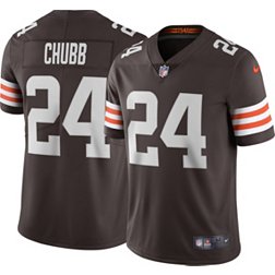 Nike Men's Cleveland Browns Nick Chubb #24 Vapor Limited Brown Jersey