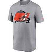 Nike Men's Cleveland Browns Tonal Logo Legend Grey T-Shirt
