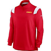 Nike Men's Kansas City Chiefs Coaches Sideline Long Sleeve University Red Jacket