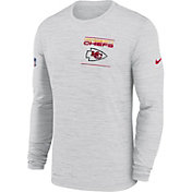 Nike Men's Kansas City Chiefs Sideline Legend Velocity White Long Sleeve T-Shirt