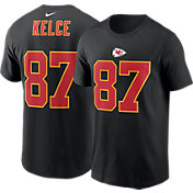 Nike Men's Kansas City Chiefs Travis Kelce #87 Black T-Shirt