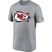 Nike Men's Kansas City Chiefs Tonal Logo Legend Grey T-Shirt