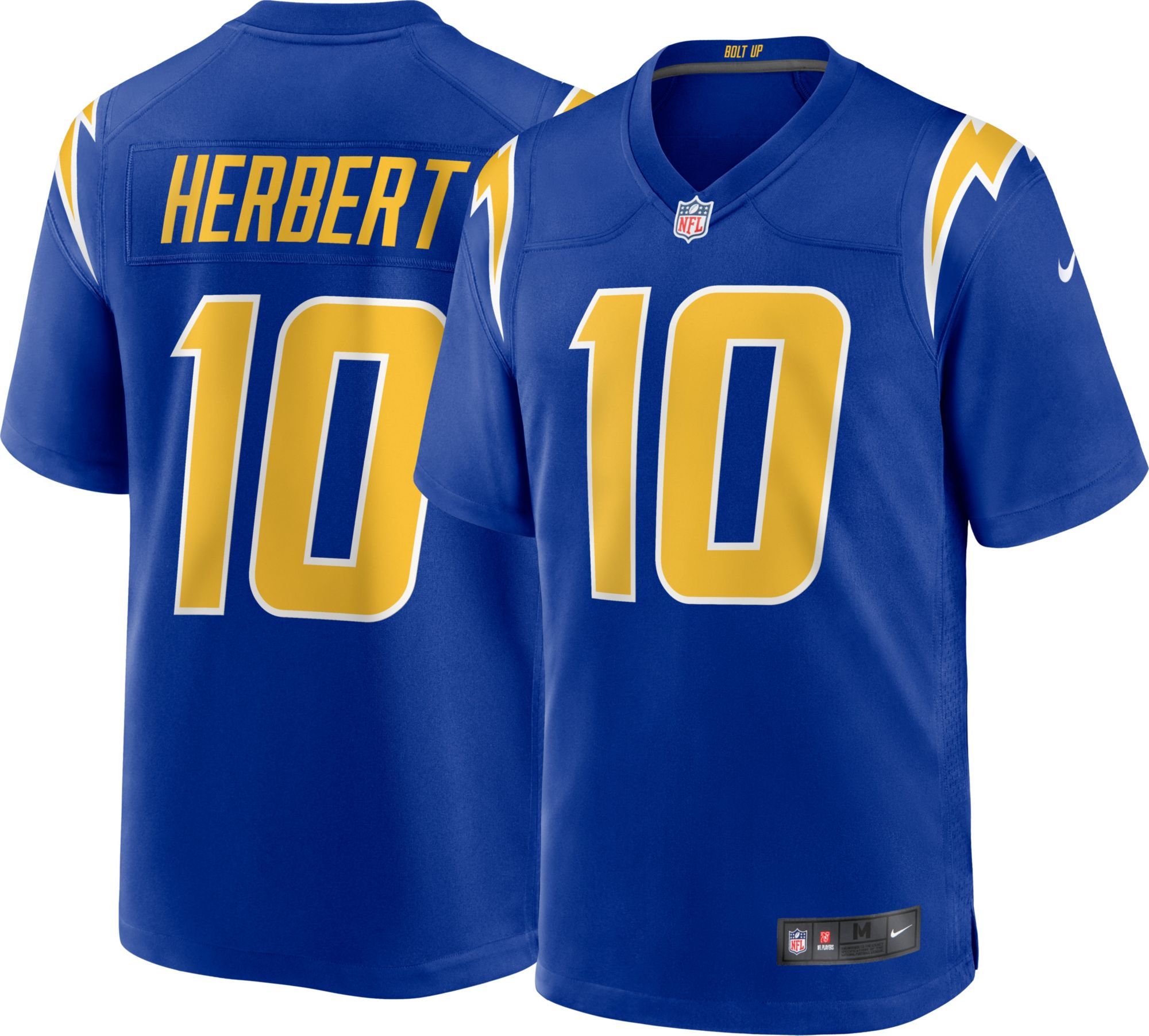 Nike Men's Los Angeles Chargers Justin Herbert #10 Royal Game Jersey