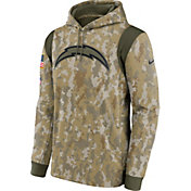 Nike Men's Los Angeles Chargers Salute to Service Camouflage Hoodie